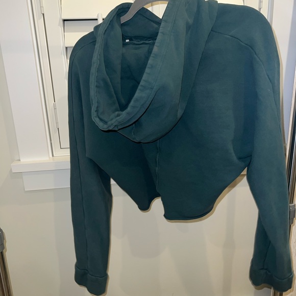 Joah Brown Cropped Hoodie - Picture 2 of 2